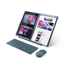 Laptop Lenovo Yoga Book 9 13IMU9 cu procesor Intel® Core™ Ultra 7 155U pana la 4.8GHz, 2 x 13.3", 2.8K, OLED, Touch, 16GB DDR5, 